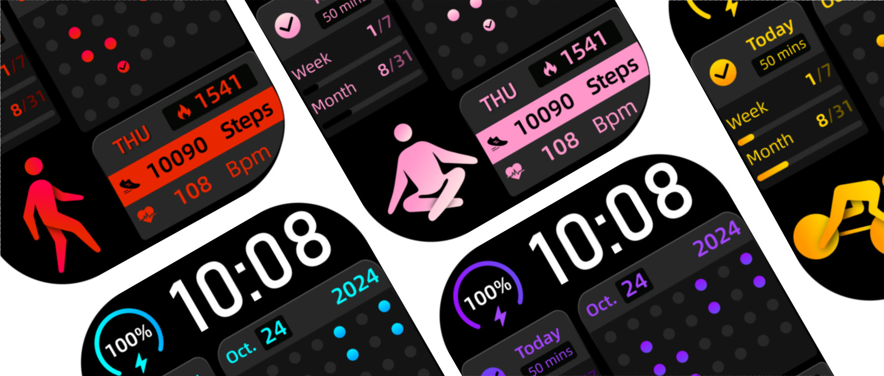 Últimos blogs da empresa sobre KINGWEAR inova com painéis duplos patenteados, elevando o jogo de smart wearable
