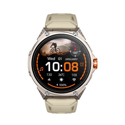 KW348 Smartwatch Fitness com rastreamento do sono, navegação e recursos alimentados por IA 5ATM Classificação impermeável e armazenamento de mídia